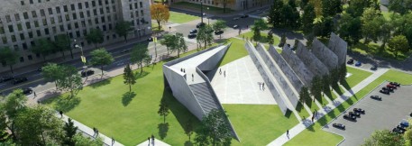 Proposed design for the memorial to the victims of communism
